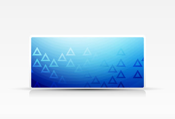 Vector abstract blue banner