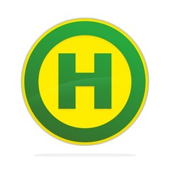 Fototapeta premium Haltestelle3110a