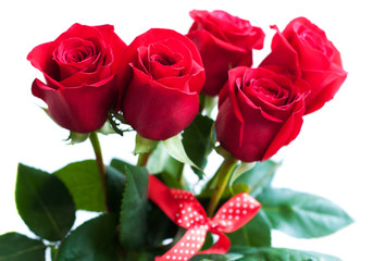 Bouquet of red roses