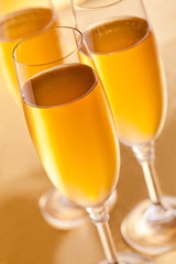 Three Glasses Of Champagne