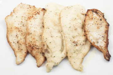 breaded chicken