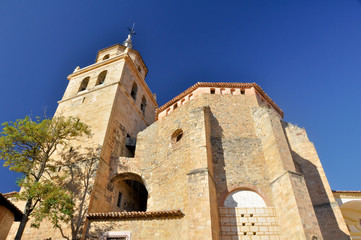 Fototapeta na wymiar Kościół Santa Maria w Albarracin, Teruel (Hiszpania)