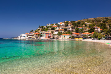 Assos on the island of Kefalonia in Greece