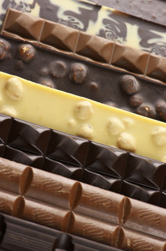 Assorted chocolate close-up