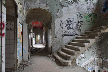 An abandoned building in Berlin, Germany