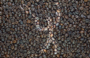Sport tennis icon on coffee texture and background