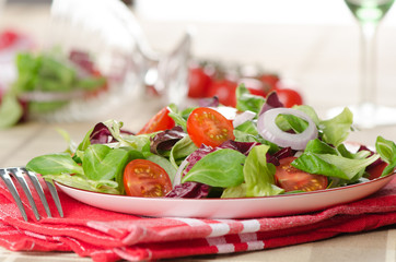 plate of salad