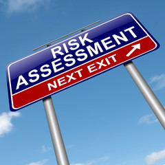 Risk assessment concept.