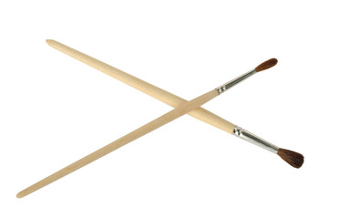 Two paintbrushes