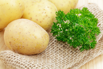 Kartoffeln, Petersilie
