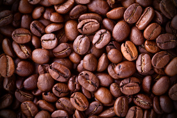 Coffee beans background