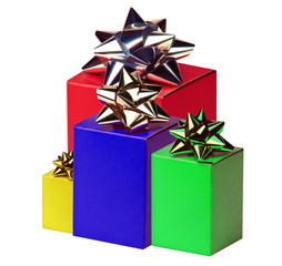 Group of gift boxes