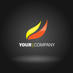 Flame logo design