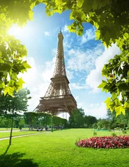 Foto op Canvas Eiffeltoren in Parijs, Frankrijk © Iakov Kalinin