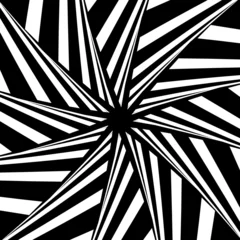 Photo sur Plexiglas Psychédélique Illusion de rotation. Conception abstraite.