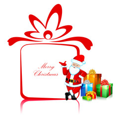 Santa with Christmas Gifts