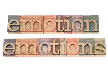 emotion in wood type