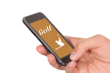 hand held mobile golf