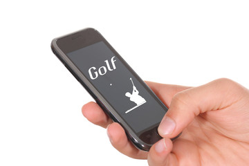 hand held mobile golf