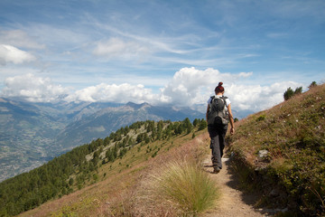 Fototapeta premium trekking in Valle d'Aosta