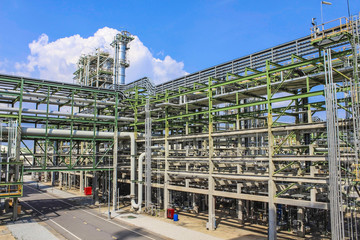 Structure of Oil and chemical plant