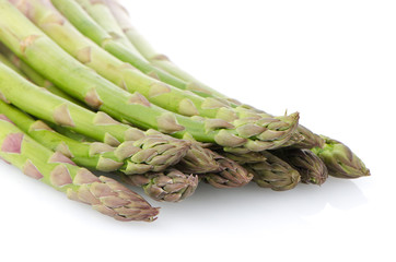 Fresh green asparagus