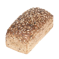 Fresh wholewheat bread with sunflower seeds