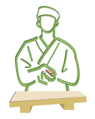 Sushi craftsman