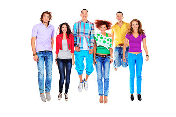 Obraz premium six friends