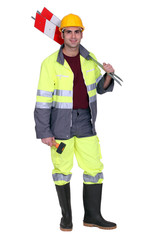 Road-side worker