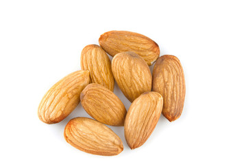 almonds isolated