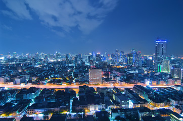 Bangkok cityscape.