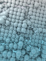 round   different  structur bubble Background ''