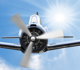 The Fighter. Retro technology theme.