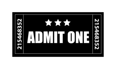 Circus Ticket Vector