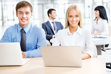 Obraz premium Business people