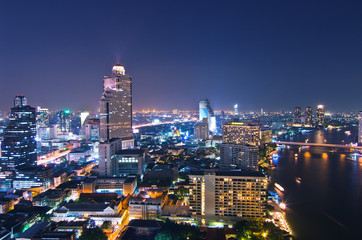 Naklejka na ściany i meble Bangkok cityscape.