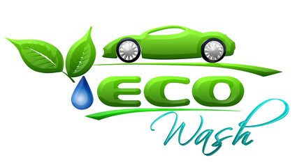 Eco car wash Symbol - 46365044