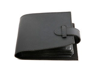 black purse isolated
