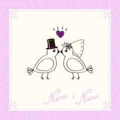 invitation of a birdie