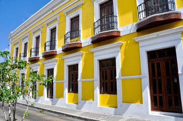 Colonial architecture in Old San Juan, Puerto Rico