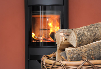 Feuer Kaminholz