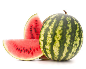 Sliced ripe watermelon