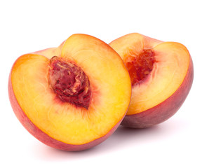 Ripe peach fruit
