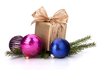 Luxurious gift isolated on white background