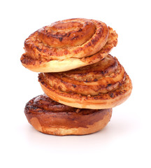 Homemade cream roll