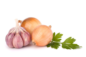 Onion and garlic clove - Powered by Adobe