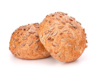 Two sandwich bun with sunflower seeds
