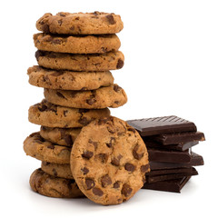 Chocolate homemade pastry biscuits
