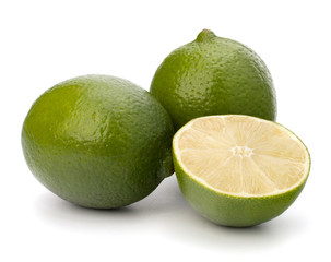 lime isolated on white background